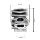 Kompletny cylinder z tłokiem do przecinarki Stihl TS760 58 mm (OEM 42050201200)