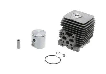 Kompletny cylinder z tłokiem do Stihl FS 38 2-Mix FS 55 2-Mix 34 mm Gwint wtykowy M10 (41400201203 4140-020-1203)