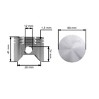 Kompletny cylinder z tłokiem do wyrzynarek Husqvarna Partner K650 K700 50 mm (OEM 506099212)