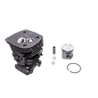 Kompletny cylinder z tłokiem HS PARTS do pił łańcuchowych Husqvarna 455 455E 455 Rancher Jonsered CS2255 47 mm (OEM 537320402)
