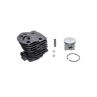 Kompletny cylinder z tłokiem HS PARTS do piły łańcuchowej Husqvarna 51 55 55 Rancher 45 mm (OEM 503168301)