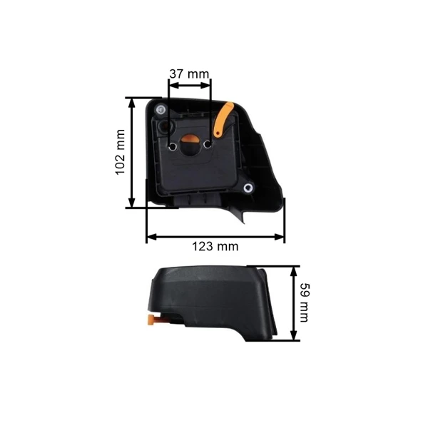Kompletny filtr powietrza do kosiarek Stihl FS235 FR235 (OEM 41511402801 41801410300)
