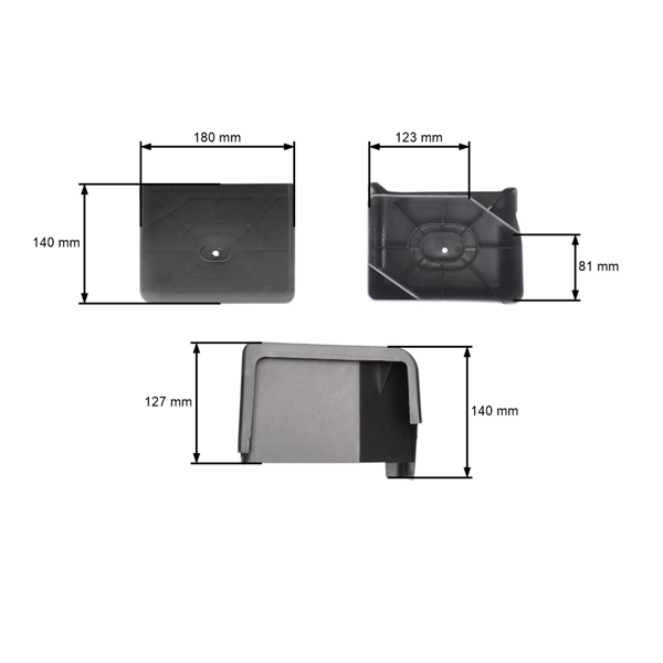 Kompletny filtr powietrza z osłoną do silników Honda GX340 GX390
