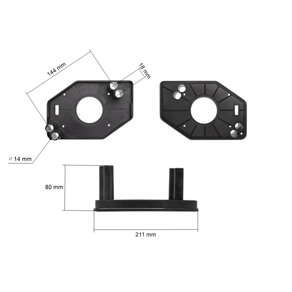 Kompletny filtr powietrza z osłoną do silników Honda GX340 GX390