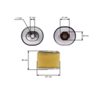 Kompletny filtr powietrza z osłoną do silników Honda GX340 GX390