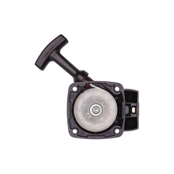 Kompletny rozrusznik do chińskich kos i wykaszarek z rynków hobbystycznych, z silnikiem o pojemności 26 cm3 i 32 cm3