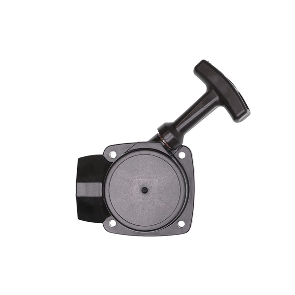 Kompletny rozrusznik do chińskich kos i wykaszarek z rynków hobbystycznych, z silnikiem o pojemności 26 cm3 i 32 cm3