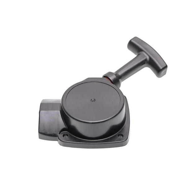 Kompletny rozrusznik do chińskich kos i wykaszarek z rynków hobbystycznych, z silnikiem o pojemności 26 cm3 i 32 cm3