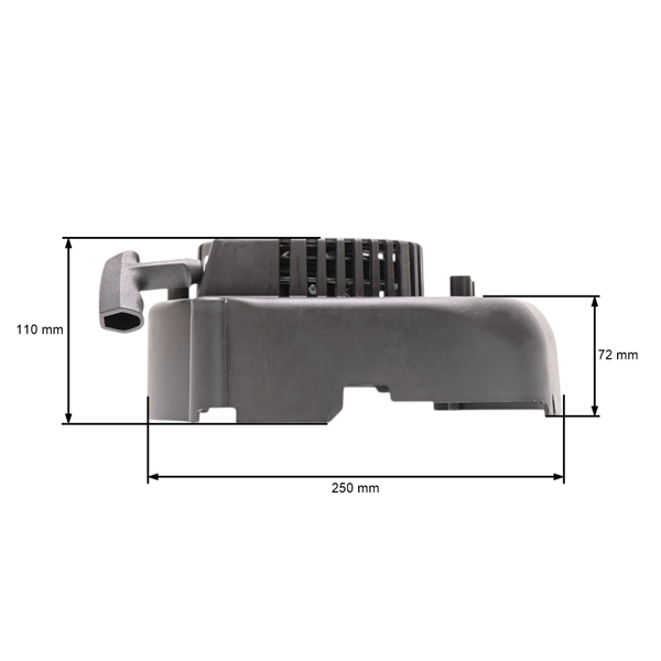 Kompletny rozrusznik do kosiarek silnikowych Loncin LC1P70FA LC1P70F LC1P68FA EMAK K800 (OEM 193490095-0001)