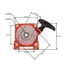 Kompletny rozrusznik do kosy Oleo-Mac OleoMac 446 746 750 753 Master 755 (OEM 61042001B)