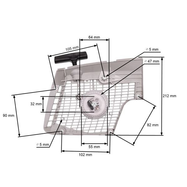 Kompletny rozrusznik do pił łańcuchowych Stihl MS270 MS280 MS270 C MS280 C (OEM 11330802808)