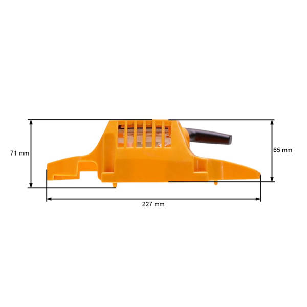 Kompletny rozrusznik do piły łańcuchowej HS PARTS dla Partner 350 351 370 390 420 McCulloch Mac 325 Mac Cat 338 MAC 3-14 XT (OEM 530049335)