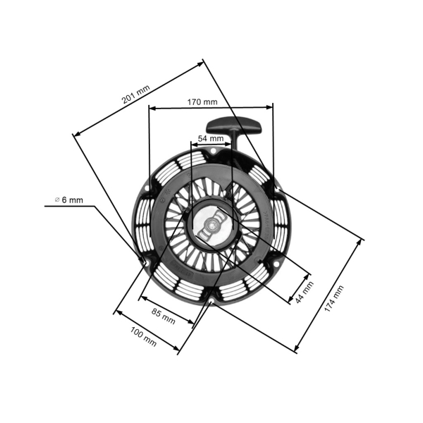 Kompletny rozrusznik do silników Zongshen GB420 (OEM 100066987)