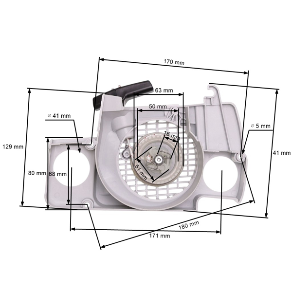 Kompletny rozrusznik HS PARTS do pilarek Stihl 017 018 MS170 MS180 (OEM 11300802100)