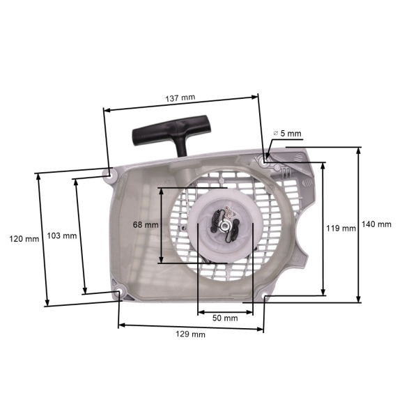 Kompletny rozrusznik HS PARTS do pilarek Stihl MS362 MS362C (OEM 11400802103)