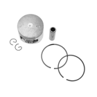 Kompletny tłok 45,2 mm do pił łańcuchowych przeznaczonych na rynek chiński i hobbystyczny, z silnikiem o pojemności 58 cm3