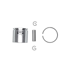 Kompletny tłok do kosy spalinowej OLEO-MAC Oleomac Sparta 25 25TR 26 250 250TR 250T 260 Efco 8200 8220 8260 34 mm