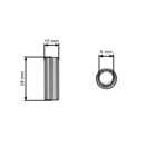 Kompletny tłok HS PARTS do piły łańcuchowej Stihl 025 MS250 42,5 mm (OEM 11230302016)
