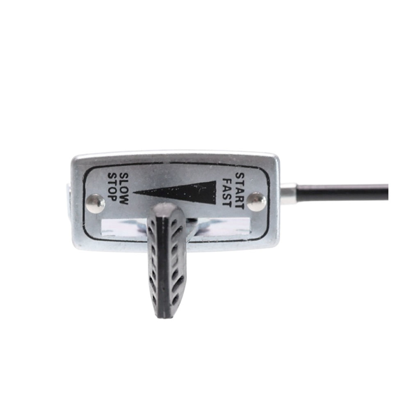 Kompletny uniwersalny kabel gazowy ze sterownikiem stalowym do kosiarek spalinowych i traktorków ogrodowych o wymiarach 1600 mm x 1550 mm