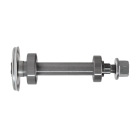 Kompletny wał trzpienia 175 mm do ciągników ogrodowych Husqvarna McCulloch Jonsered (OEM 580854701 587126105 580856001)