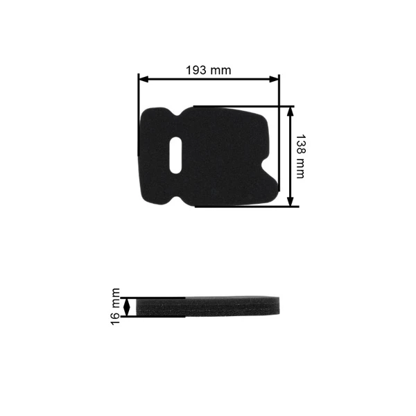 Kompletny zestaw filtrów powietrza do wyrzynarki Husqvarna K750 (OEM 544181602 506367101)