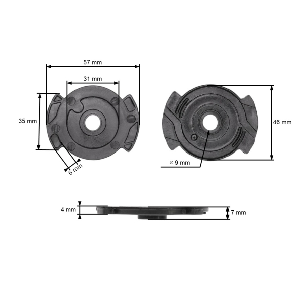 Kompletny zestaw rozrusznika do silników Honda GCV
