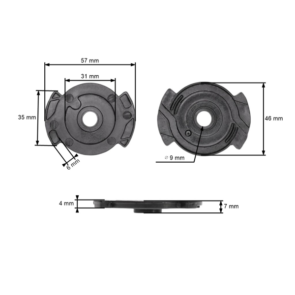 Kompletny zestaw rozrusznika do silników Honda GCV