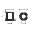 Kompletny zestaw rozrusznika elektrycznego do silników Briggs & Stratton Craftsman Toro (OEM 396865 495877 495878 696539 696540 393254 490421 490467)