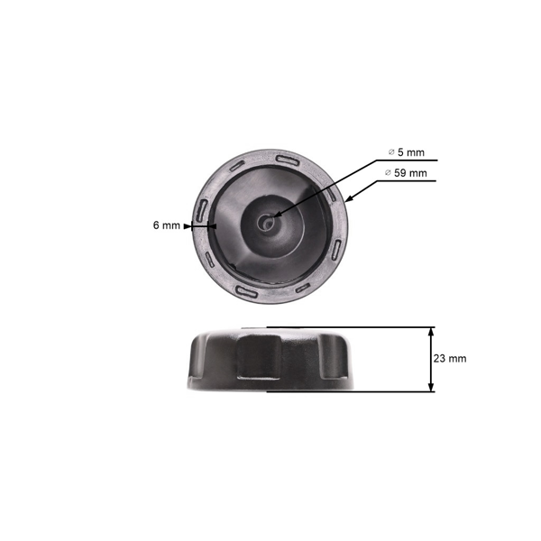 Korek wlewu paliwa do silników Honda GC135 GC160 GC190 GCV135 GCV160 GCV190 GX100 GXV160 (OEM 17620-ZL8-003 17620-ZL8-013 17620-ZL8-023)