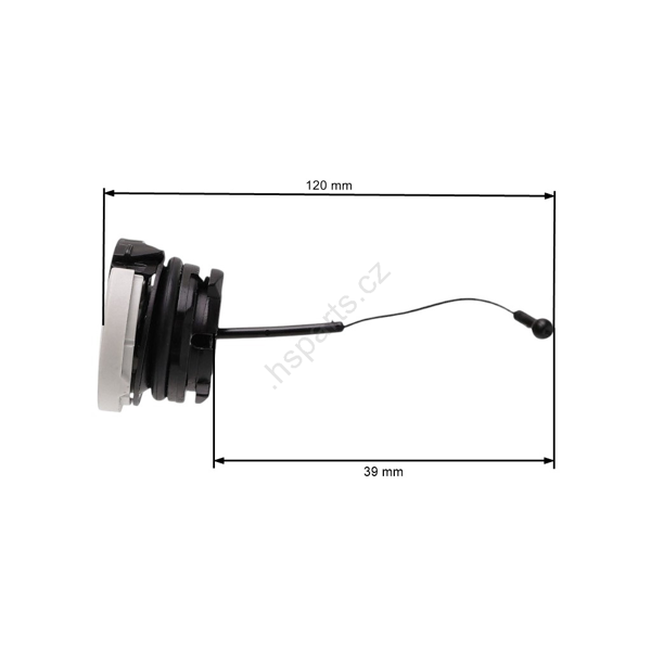 Korek zbiornika HS PARTS duży do pił łańcuchowych Stihl MS181 MS200 MS210 MS231 MS250 MS270 MS290 MS361 MS362 MS460 MS880 FS240 FS260C BG55 (OEM 00003500533)