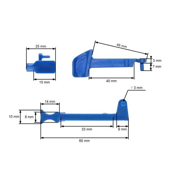 Łącznik dławika piły łańcuchowej Oleomac 147 152 947 952 (OEM 50070026 50070228R)