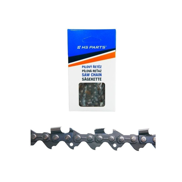 Łańcuch tnący szablastej HS PARTS .325" .050" (1,3 mm) 66 ogniw Okrągły ząb do deskowania i deskowania Pasuje do Husqvarna 36 40 42 45 51 55 240 242 254 257 262 338XPT 340 345 346 351 353 359 435 445 450 455 460