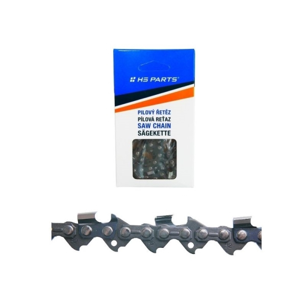 Łańcuch tnący szablastej HS PARTS .325" .058" (1,5 mm) 66 ogniw Okrągły ząb do deskowania i deskowania Pasuje do Husqvarna 36 40 42 45 51 55 240 242 254 257 262 338XPT 340 345 346 351 353 359 435 445 450 455 460
