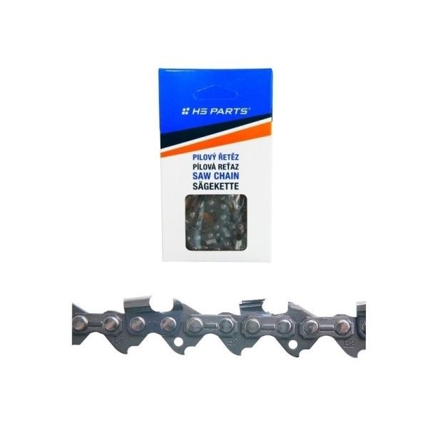 Łańcuch tnący szablastej HS PARTS .325" .058" (1,5 mm) 76 ogniw Okrągły ząb do deskowania i deskowania Pasuje do Husqvarna 36 40 42 45 51 55 240 242 254 257 262 338XPT 340 345 346 351 353 359 435 445 450 455 460