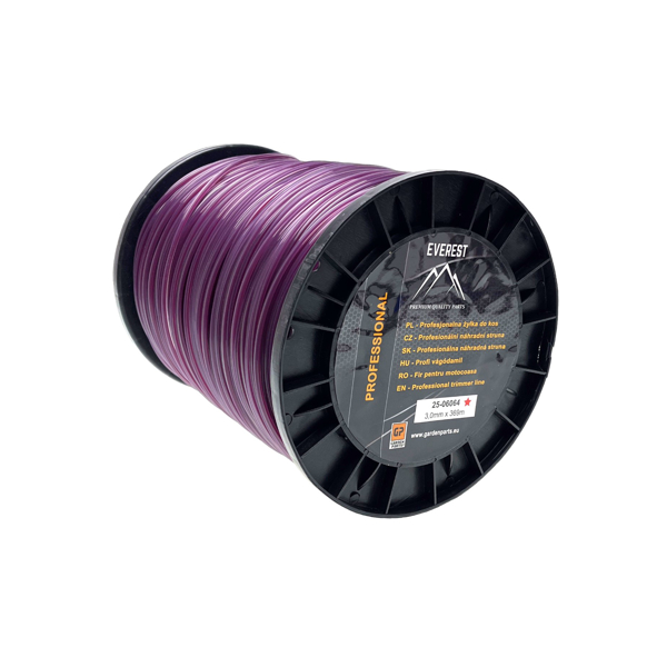 Linka tnąca HS Parts do kos spalinowych w kształcie gwiazdy 3 mm x 369 m