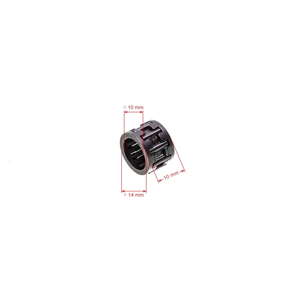 Łożysko igiełkowe HS PARTS 10 x 14 x 10 mm do pił łańcuchowych Husqvarna 36 41 136 137 141 142 Jonsered 2036 2040 CS2040 Poulan 2775 McCulloch M4620 MAC 2818 AV (OEM 530032117)