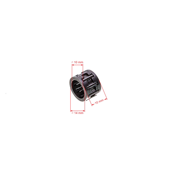 Łożysko igiełkowe HS PARTS 10 x 14 x 10 mm do pił łańcuchowych Husqvarna 36 41 136 137 141 142 Jonsered 2036 2040 CS2040 Poulan 2775 McCulloch M4620 MAC 2818 AV (OEM 530032117)