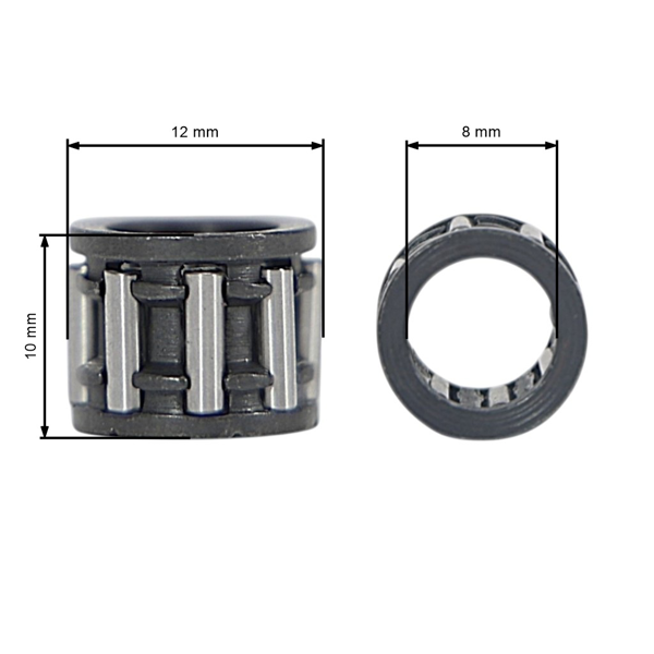 Łożysko igiełkowe korbowodu 8 mm x 12 mm x 10 mm do pił łańcuchowych Stihl 017 MS170