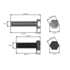 Mandrela noża kosiarki do ciągników ogrodowych Husqvarna Jonsered Partner McCulloch Craftsman Poulan (OEM 532130794 130794)