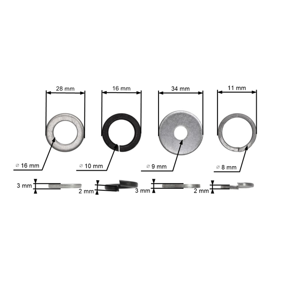 Mandrela noża kosiarki do ciągników ogrodowych Husqvarna Jonsered Partner McCulloch Craftsman Poulan (OEM 532130794 130794)