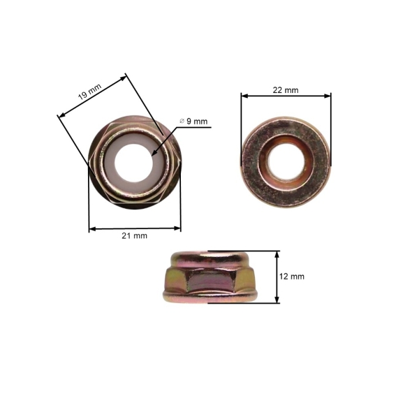 Nakrętka głowicy przekładni do chińskich kos spalinowych i kos do krzaków hobbistycznych M10 x 1,25