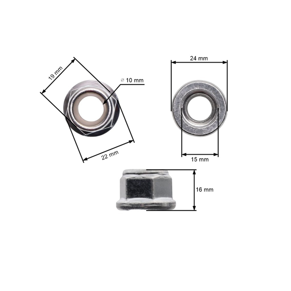 Nakrętka głowicy przekładni do Husqvarna 120R 120L 232R 240R 245R 250RX 252RX 265RX Jonsered GR32 GR36 GR41 GR50 Gwint M12 x 1,75 (502045501)