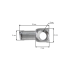 Napinacz łańcucha do chińskich pił łańcuchowych oraz pił z marketów hobbystycznych z silnikiem 38cc