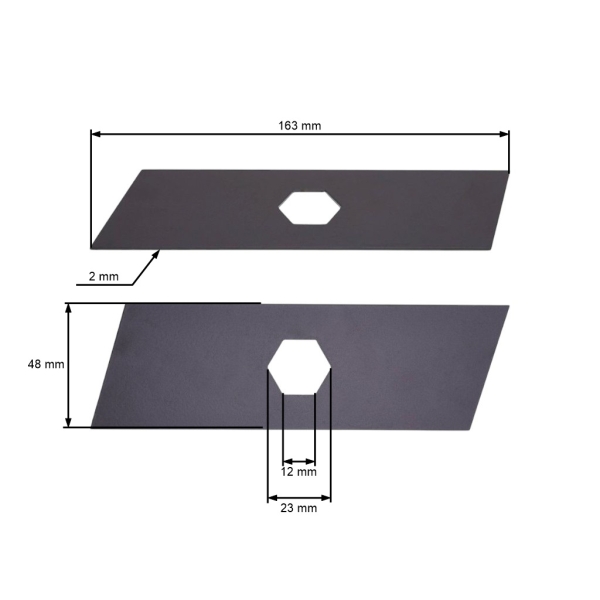 Nóż 16,3 cm (6") do wertykulatorów Solo Makita Dolmar Sterwins Alko (OEM SL2018430 2018430)