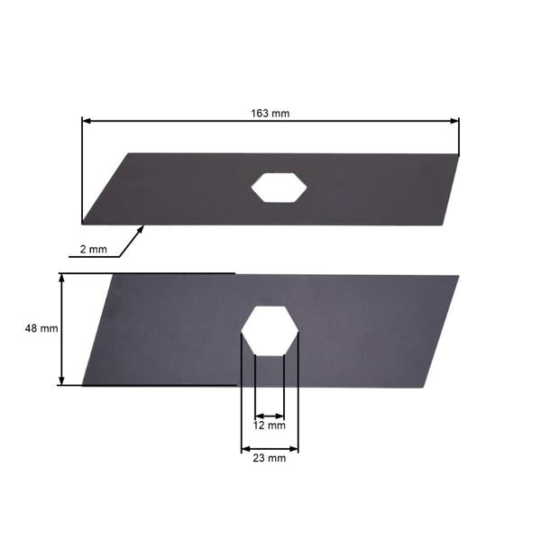 Nóż 16,3 cm (6") do wertykulatorów Solo Makita Dolmar Sterwins Alko (OEM SL2018430 2018430)