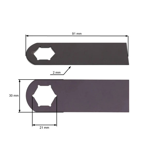 Nóż 9,1 cm (4") do wertykulatorów Kynast Topgarden MTD Gutbrod (OEM 742-0825 742-0825A 00.1857.38 111.000.369)