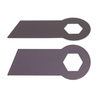 Nóż 9,3 cm (4") 18 szt. do wertykulatorów Castorama Hecht 5654