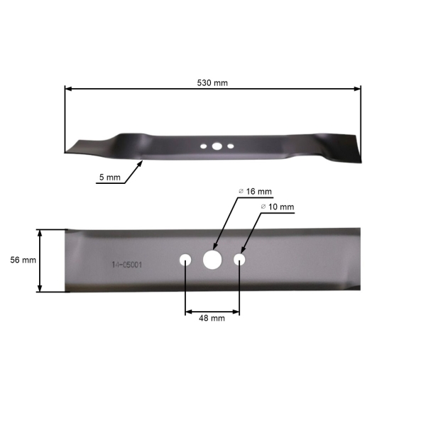 Nóż do mulczowania 53 cm (21") do pił łańcuchowych Husqvarna Partner McCulloch Poulan (OEM 532159267 531008020 532165833 532406712)