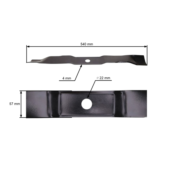 Nóż do mulczowania 54 cm (21") do traktorów ogrodowych Murray (OEM 095100E701A)