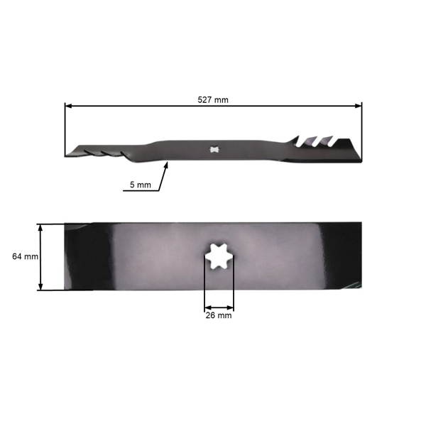Nóż do mulczowania Oregon 52,7 cm (21 cali) do mulczera MTD STAR Gator G3